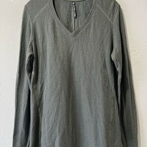 Kuhl Lyrik Knit Womens M Long Sleeve Green Pullover Sweater